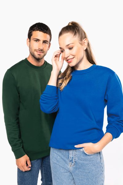Sweat-shirt recyclé col rond unisexe – Image 12