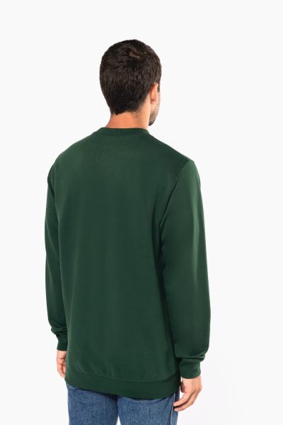 Sweat-shirt recyclé col rond unisexe – Image 3