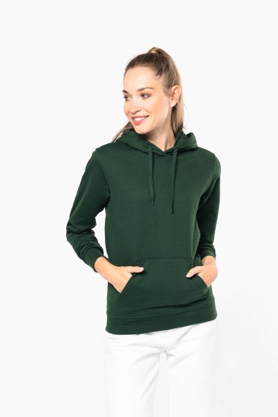 Sweat-shirt recyclé à capuche unisexe – Image 10