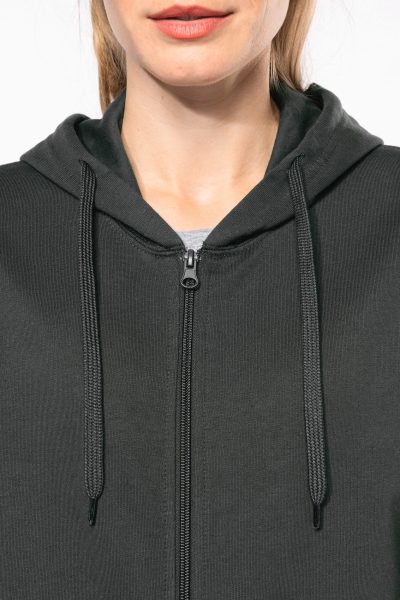 Sweat-shirt recyclé zippé à capuche unisexe – Image 19