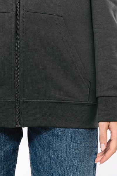 Sweat-shirt recyclé zippé à capuche unisexe – Image 20