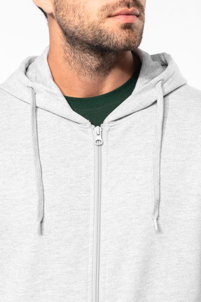 Sweat-shirt recyclé zippé à capuche unisexe – Image 15