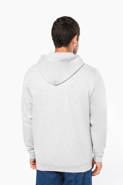 Sweat-shirt recyclé zippé à capuche unisexe – Image 3