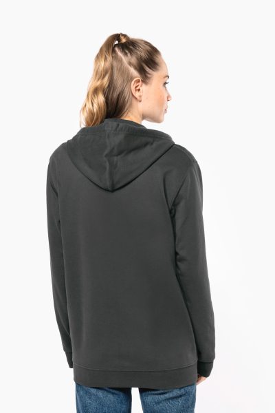 Sweat-shirt recyclé zippé à capuche unisexe – Image 8