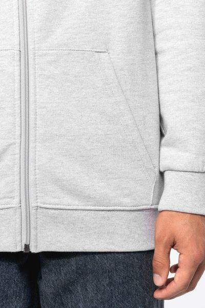 Sweat-shirt recyclé zippé à capuche unisexe – Image 17