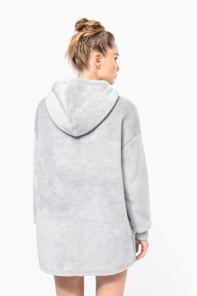 Plaid poncho unisexe – Image 5