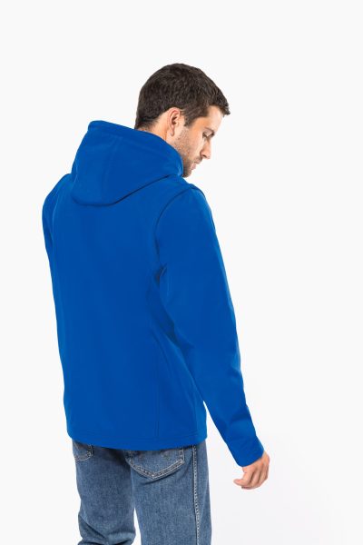 Veste Softshell 3 couches à capuche avec manches amovibles unisexe – Image 3