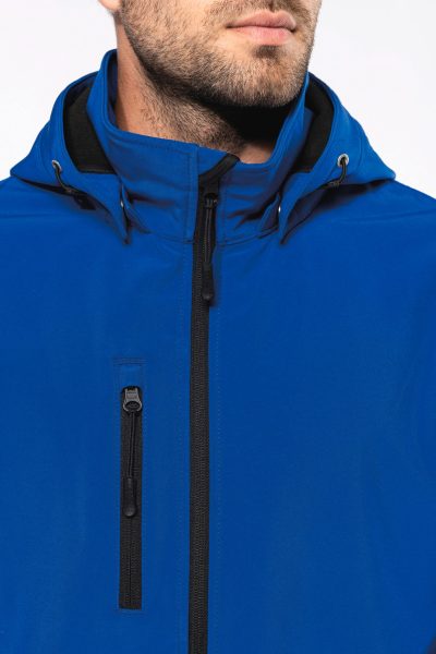 Veste Softshell 3 couches à capuche avec manches amovibles unisexe – Image 19