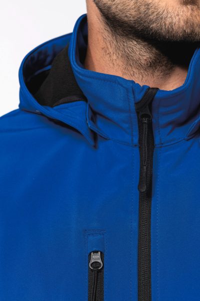 Veste Softshell 3 couches à capuche avec manches amovibles unisexe – Image 16