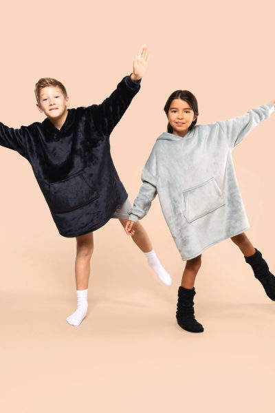 Plaid poncho enfant – Image 6