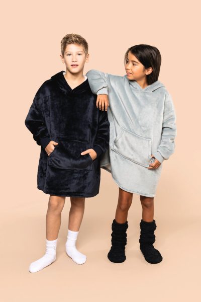 Plaid poncho enfant – Image 8