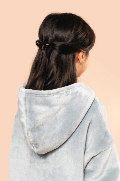 Plaid poncho enfant – Image 4
