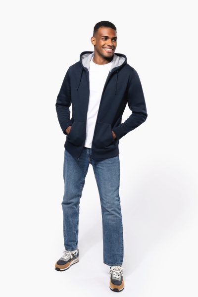 Sweat-shirt zippé capuche unisexe – Image 10