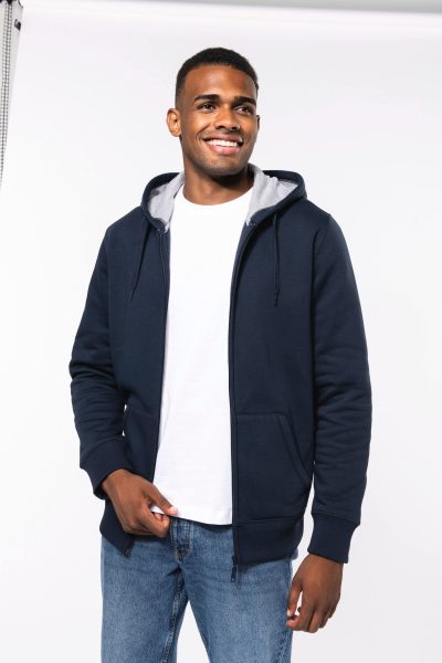 Sweat-shirt zippé capuche unisexe – Image 7