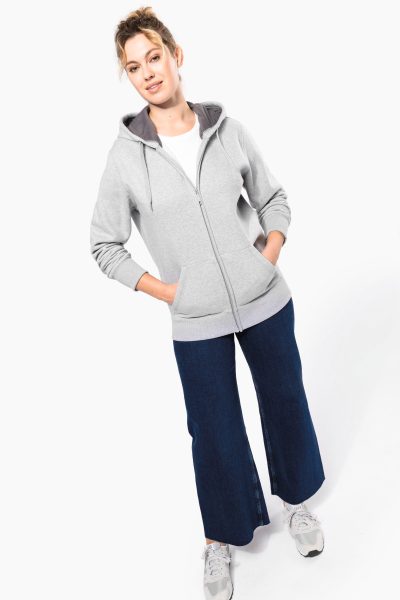 Sweat-shirt zippé capuche unisexe – Image 5