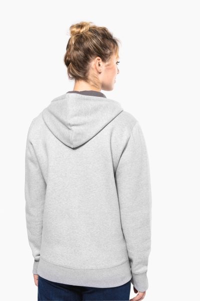 Sweat-shirt zippé capuche unisexe – Image 3