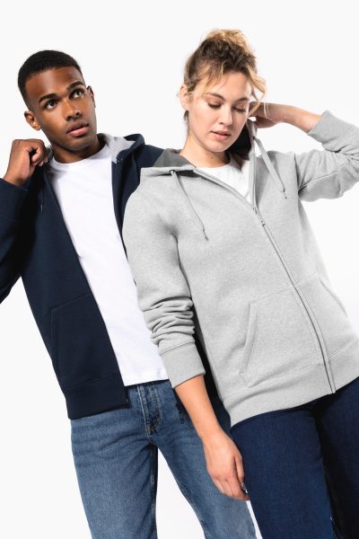 Sweat-shirt zippé capuche unisexe – Image 12