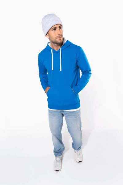 Sweat-shirt capuche contrastée homme – Image 6