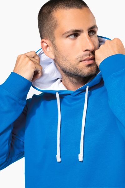 Sweat-shirt capuche contrastée homme – Image 7
