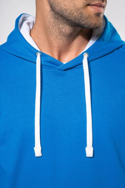 Sweat-shirt capuche contrastée homme – Image 3