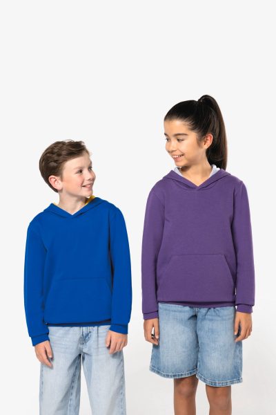 Sweat-shirt capuche contrastée enfant – Image 10
