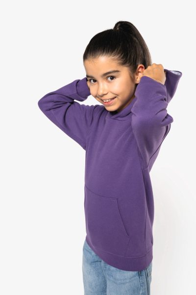 Sweat-shirt capuche contrastée enfant – Image 11