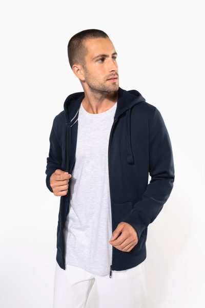 Sweat-shirt zippé capuche homme – Image 8