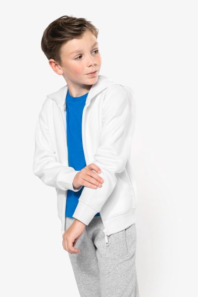 Sweat-shirt capuche zippé enfant – Image 8