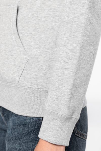 Sweat-shirt zippé capuche contrastée femme – Image 8