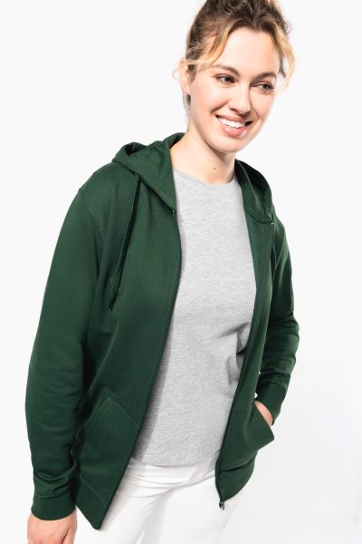 Sweat-shirt zippé capuche unisexe – Image 4