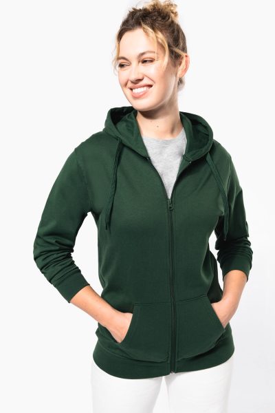 Sweat-shirt zippé capuche unisexe – Image 2