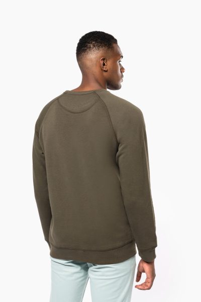 Sweat-shirt Bio col rond manches raglan homme – Image 2