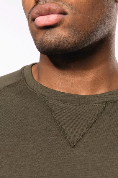 Sweat-shirt Bio col rond manches raglan homme – Image 7