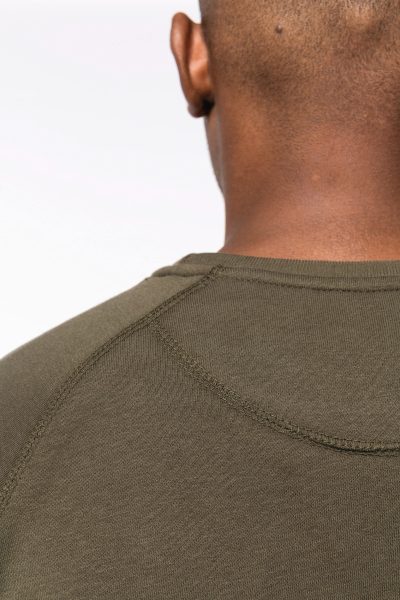 Sweat-shirt Bio col rond manches raglan homme – Image 9