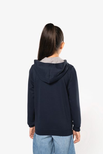 Sweat-shirt zippé capuche enfant – Image 2