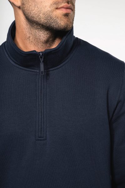 Sweat-shirt col zippé homme – Image 3