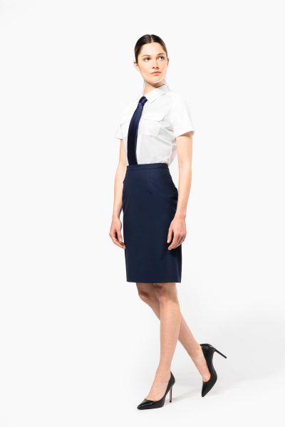 Chemise pilote manches courtes femme – Image 4