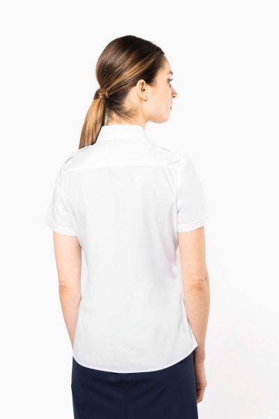 Chemise pilote manches courtes femme – Image 2