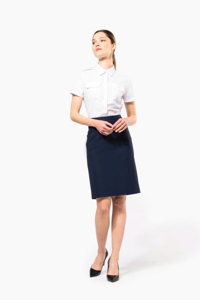 Chemise pilote manches courtes femme – Image 5