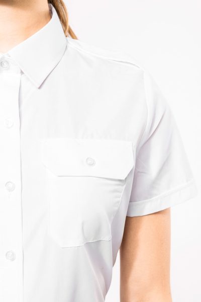 Chemise pilote manches courtes femme – Image 8