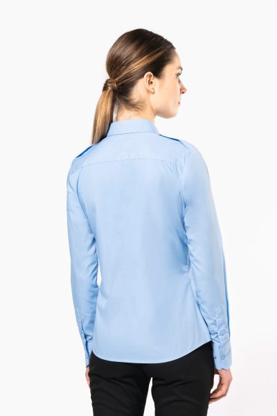 Chemise pilote manches longues femme – Image 2