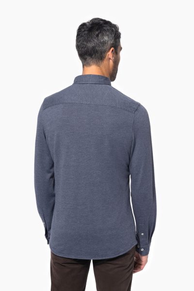 Chemise jacquard manches longues – Image 2