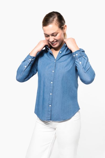 Chemise denim femme – Image 3