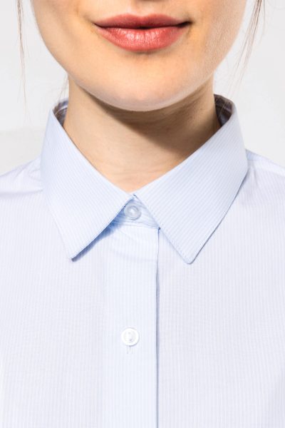 Chemise popeline manches longues femme – Image 7
