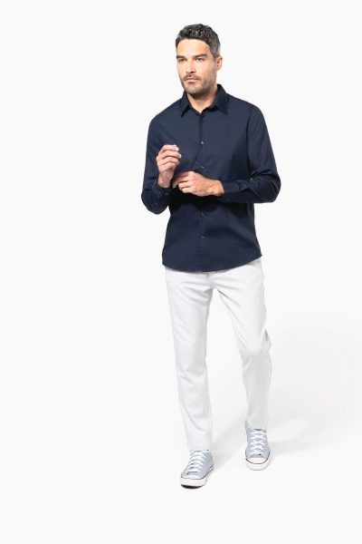 Chemise popeline manches longues homme – Image 5