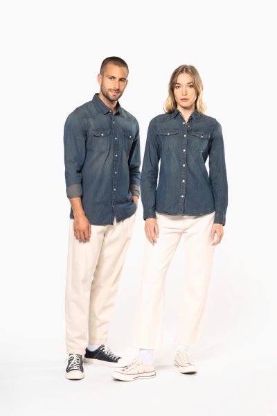 Chemise denim manches longues – Image 9