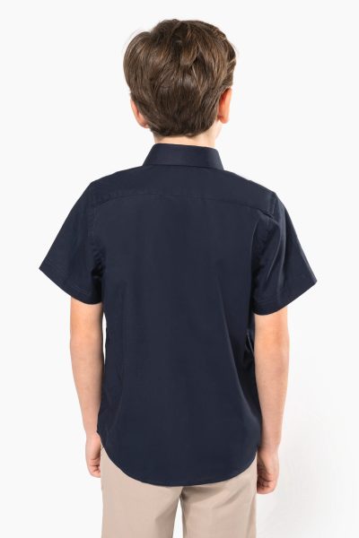 Chemise popeline manches courtes enfant – Image 2