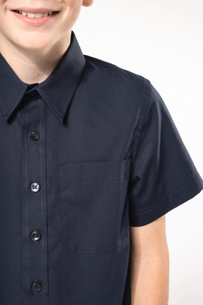 Chemise popeline manches courtes enfant – Image 3