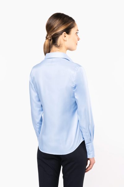 Chemise manches longues sans repassage femme – Image 2