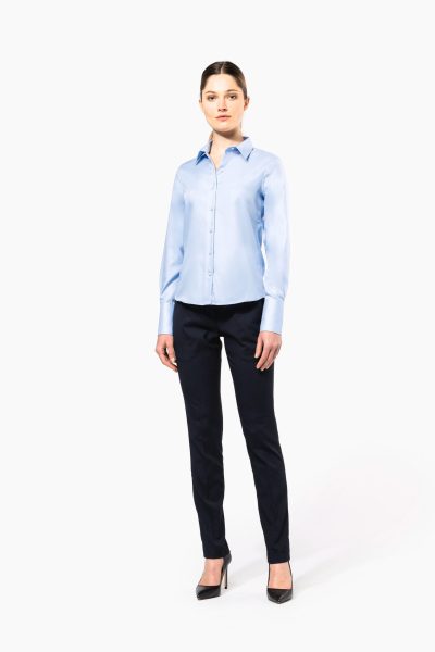 Chemise manches longues sans repassage femme – Image 4